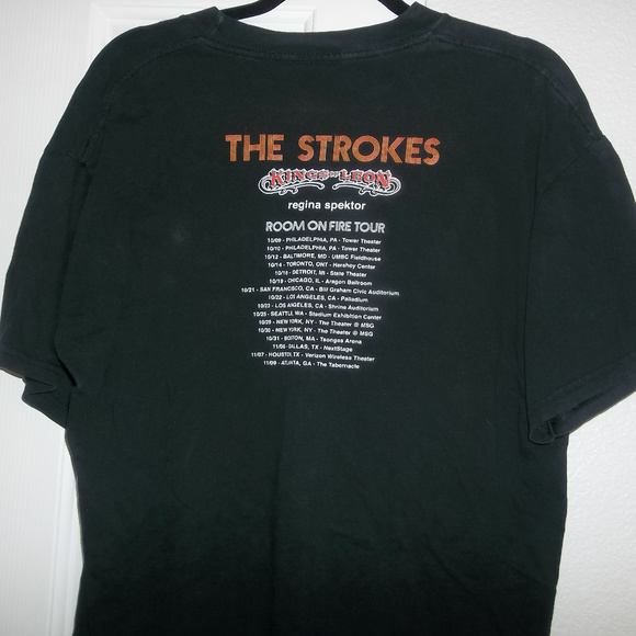 VERY RARE STROKES CONCERT TOUR tee shirt - Picture 2 of 2